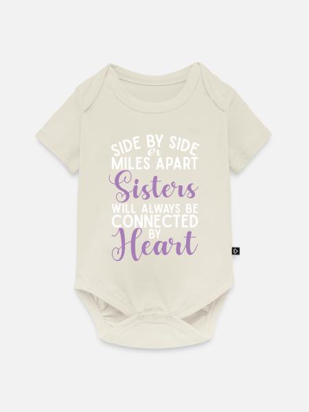 Sister Gifts - Baby Premium Kurzarmbody - Naturweiß