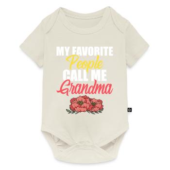 Grandma Gifts - Baby Premium Kurzarmbody - Naturweiß - Vorne