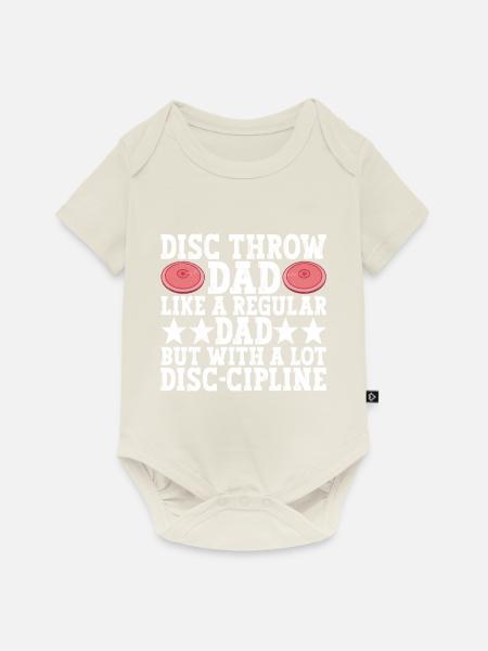 Diskuswerfer Diskuswerfen - Baby Premium Kurzarmbody - Naturweiß