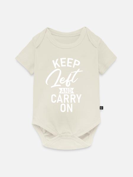 Left Handers Gifts - Baby Premium Kurzarmbody - Naturweiß