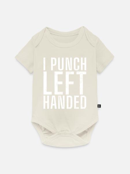 Left Handers Gifts - Baby Premium Kurzarmbody - Naturweiß