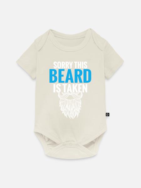 Giftidea Beard Men - Baby Premium Kurzarmbody - Naturweiß