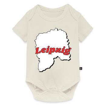 Leipzig - Baby Premium Kurzarmbody - Naturweiß - Vorne