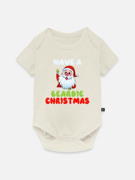 Giftidea Beard Men - Baby Premium Kurzarmbody - Naturweiß