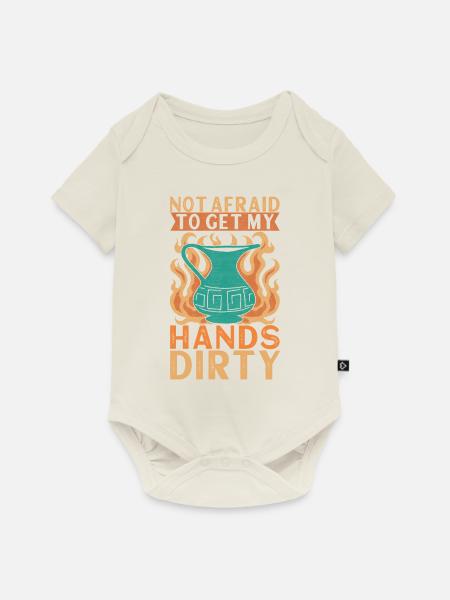 Töpfern Töpfer - Baby Premium Kurzarmbody - Naturweiß