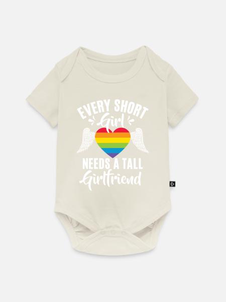 Lesbian Gifts - Baby Premium Kurzarmbody - Naturweiß