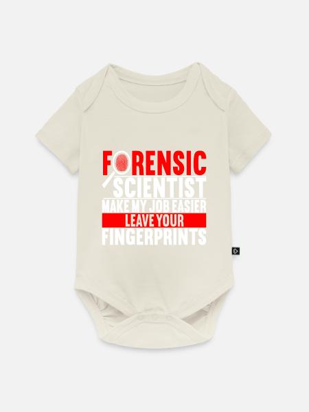 Forensik Forensiker - Baby Premium Kurzarmbody - Naturweiß