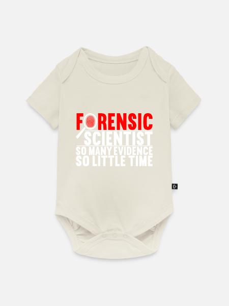 Forensik Forensiker - Baby Premium Kurzarmbody - Naturweiß