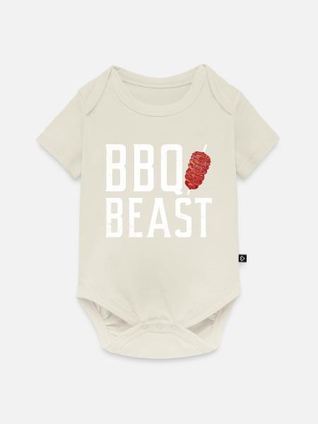 Grill Barbecue Grilling - Baby Premium Kurzarmbody - Naturweiß