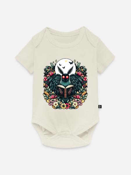 Mothman Geschichtenerzähler - Baby Premium Kurzarmbody - Naturweiß