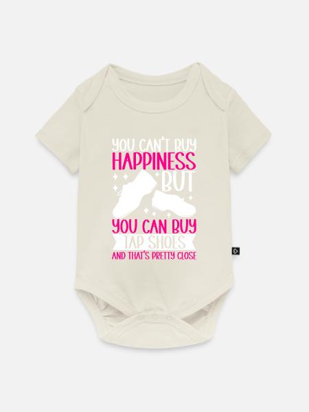 Stepptanz Stepptänzer - Baby Premium Kurzarmbody - Naturweiß