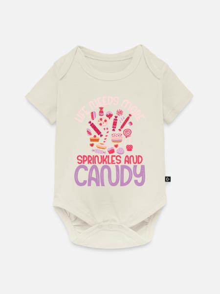 Candy Gift - Baby Premium Kurzarmbody - Naturweiß