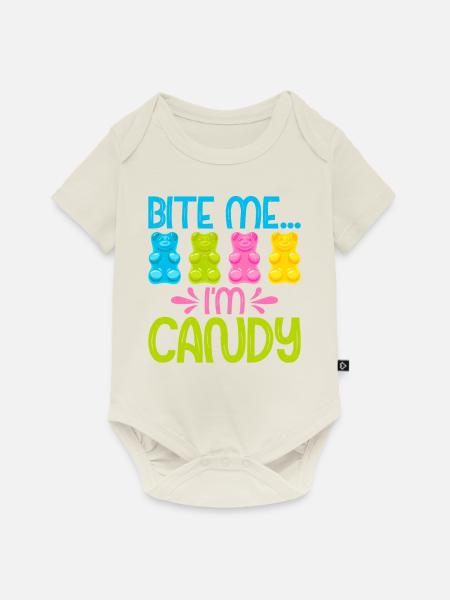 Candy Gift - Baby Premium Kurzarmbody - Naturweiß