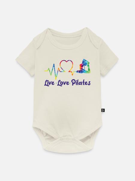 Pilates Instructor Teacher - Baby Premium Kurzarmbody - Naturweiß