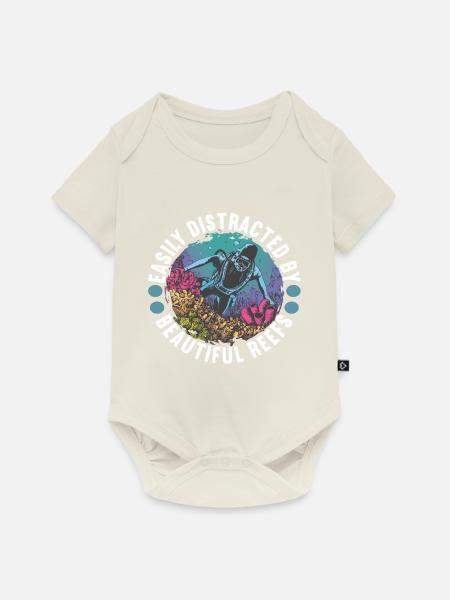 Meeresbiologie Meeresbiologe - Baby Premium Kurzarmbody - Naturweiß