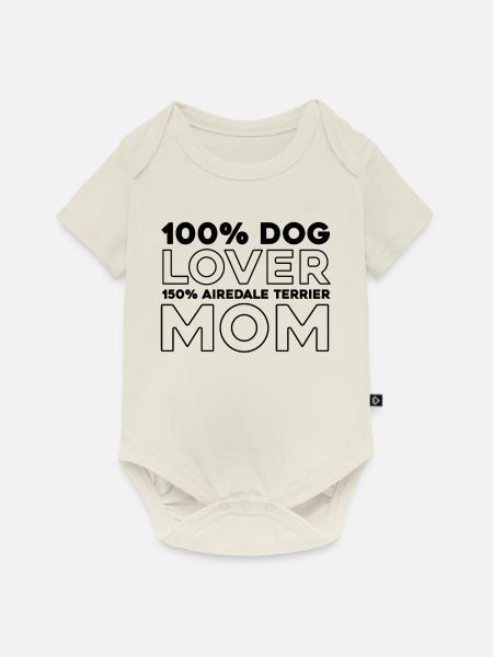 Airedale Terrier - Baby Premium Kurzarmbody - Naturweiß