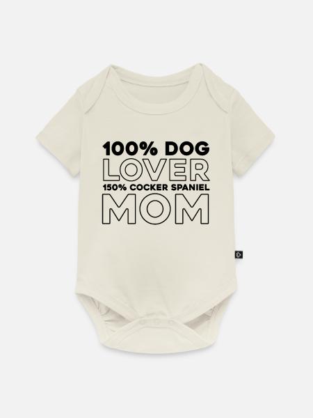 Cocker Spaniel - Baby Premium Kurzarmbody - Naturweiß