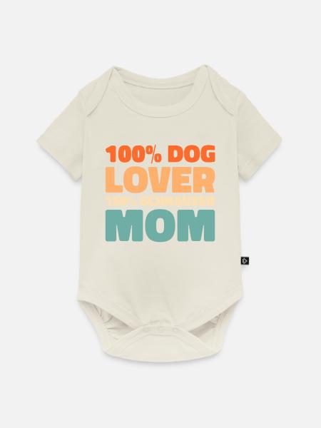 Schnauzer - Baby Premium Kurzarmbody - Naturweiß