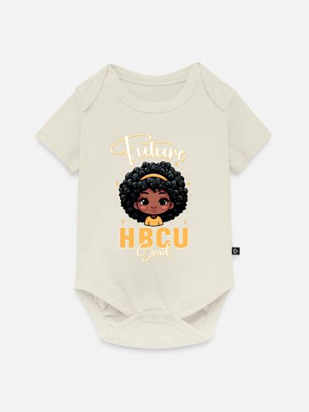Future HBCU Graduation - Baby Premium Kurzarmbody - Naturweiß