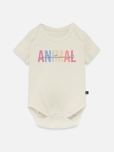 Tierarzt Tierliebhaber - Baby Premium Kurzarmbody - Naturweiß