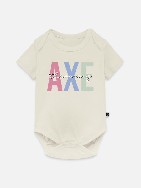 Axt-Werfer - Baby Premium Kurzarmbody - Naturweiß