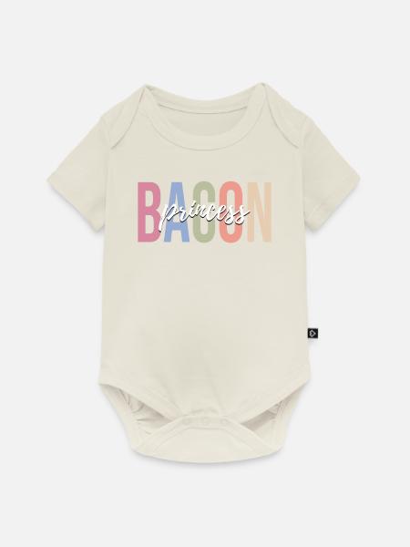 Speck Liebhaber Speck Mädchen - Baby Premium Kurzarmbody - Naturweiß