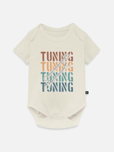 Schrauber Tuning Tuner - Baby Premium Kurzarmbody - Naturweiß