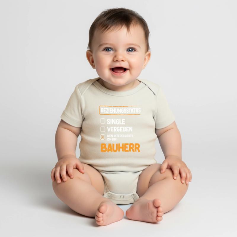 Constructeur Relation Statut Constructeur Constructeur Construction de maison Body à manches courtes Premium Bébé