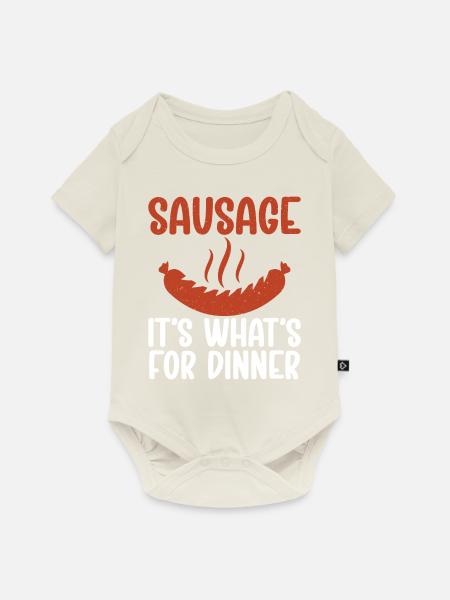 Sausage Lover - Baby Premium Kurzarmbody - Naturweiß