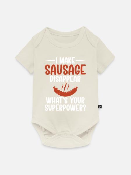 Sausage Lover - Baby Premium Kurzarmbody - Naturweiß