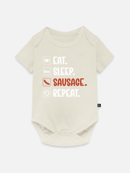 Sausage Lover - Baby Premium Kurzarmbody - Naturweiß