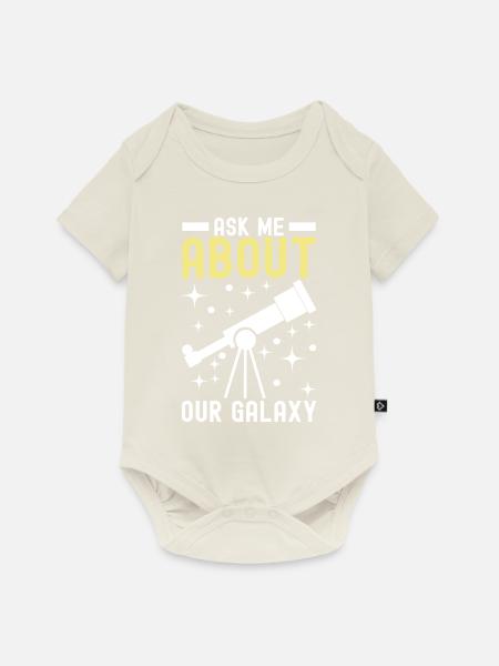 Atronome Astronomie - Baby Premium Kurzarmbody - Naturweiß