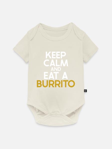 Burrito Gift - Baby Premium Kurzarmbody - Naturweiß