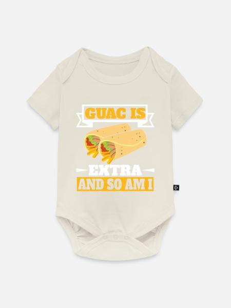 Burrito Gift - Baby Premium Kurzarmbody - Naturweiß