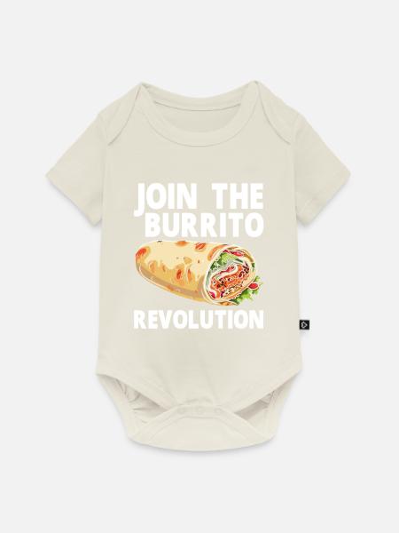 Burrito Gift - Baby Premium Kurzarmbody - Naturweiß