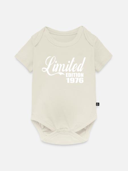 Limited Edition 1976 - Baby Premium Kurzarmbody - Naturweiß