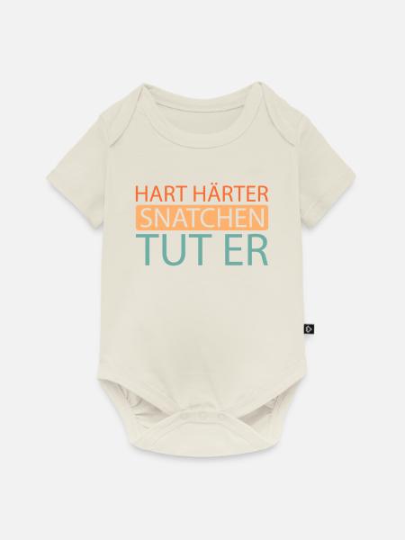 Gewichtheben Gewichtheber - Baby Premium Kurzarmbody - Naturweiß