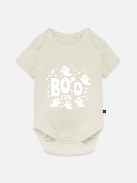 Buh-Crew - Baby Premium Kurzarmbody - Naturweiß