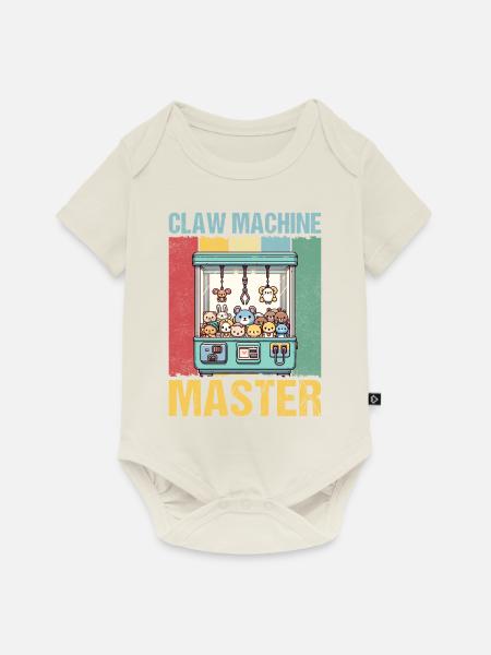 Claw Machine Master - Baby Premium Kurzarmbody - Naturweiß