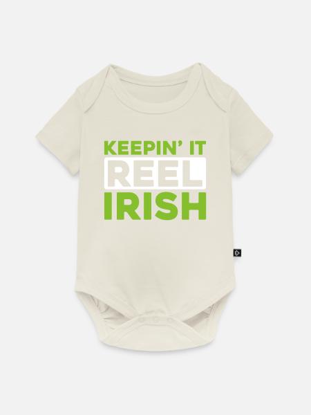 Irish Dance Irischer Tanz - Baby Premium Kurzarmbody - Naturweiß