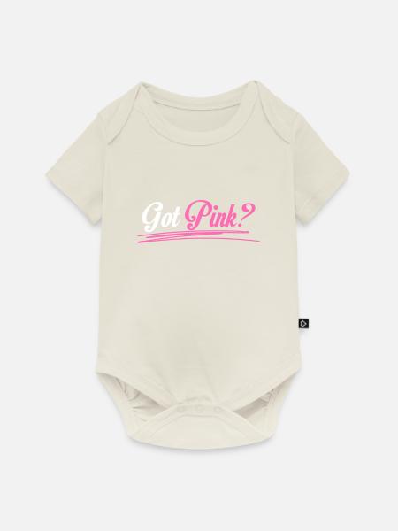 Bewusstsein für Brustkrebs - Baby Premium Kurzarmbody - Naturweiß