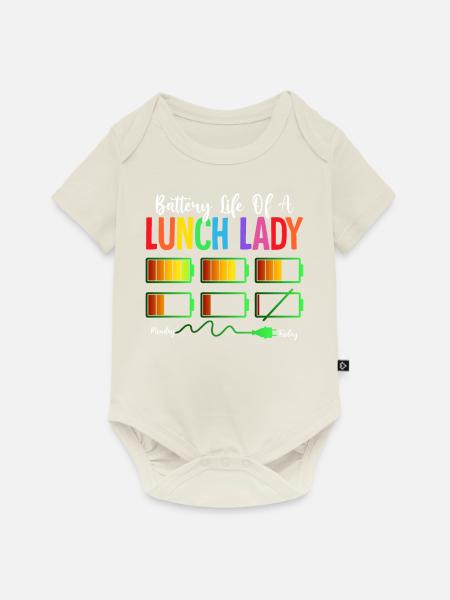 Cafeteria Arbeiter Kaffee Batterie Leben eines Mit - Baby Premium Kurzarmbody - Naturweiß