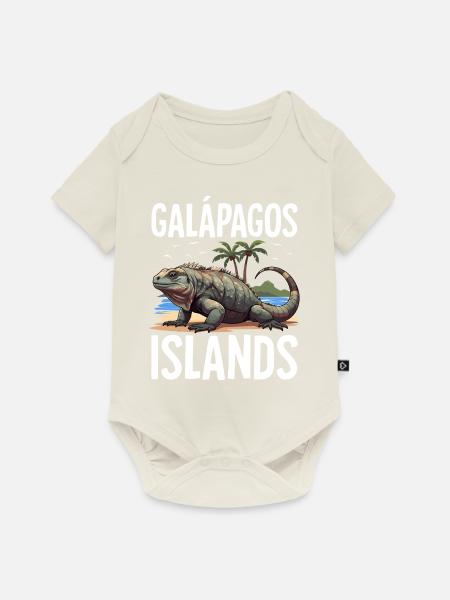 Galapagos Islands - Baby Premium Kurzarmbody - Naturweiß