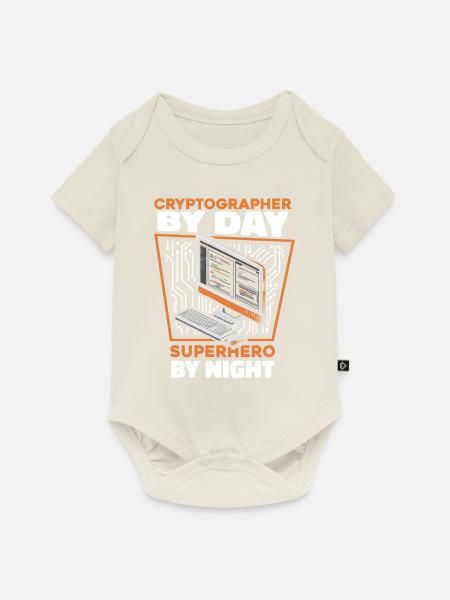 Kryptograph - Baby Premium Kurzarmbody - Naturweiß