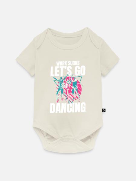 Tanzen Tänzer - Baby Premium Kurzarmbody - Naturweiß
