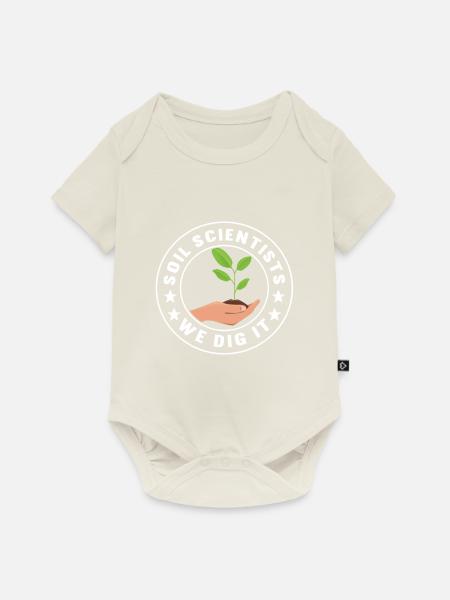 Bodenwissenschaftler Soil Science - Baby Premium Kurzarmbody - Naturweiß
