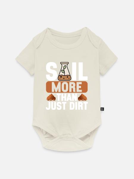 Bodenwissenschaftler Soil Science - Baby Premium Kurzarmbody - Naturweiß