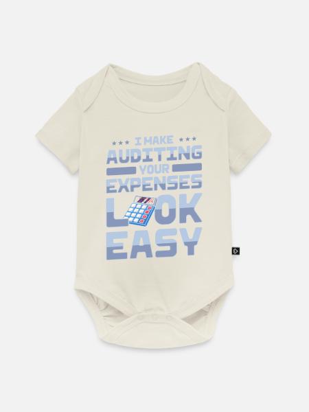 Wirtschaftsprüfer - Baby Premium Kurzarmbody - Naturweiß