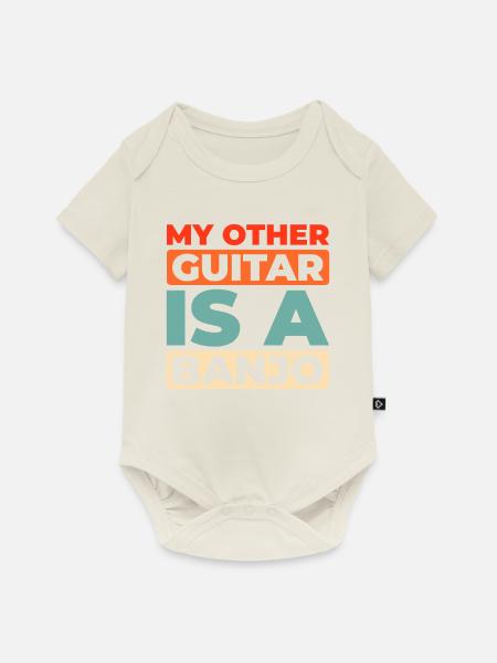 Banjo - Baby Premium Kurzarmbody - Naturweiß