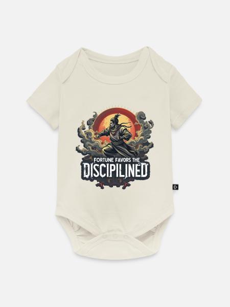GEFALLEN - Baby Premium Kurzarmbody - Naturweiß